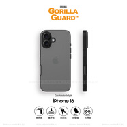 猩球衛(wèi)士保護(hù)殼適用Apple/蘋果iPhone16護(hù)甲手機(jī)殼高級感全包軟邊防摔硅膠套磨砂透明膚感簡約商務(wù)外殼黑