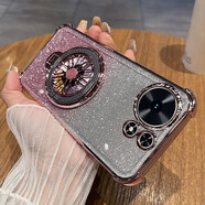 睿思派適用華為麥芒40手機殼智選芒麥405g保護5g硅膠套TYH651M帶鏡頭膜全包氣囊防摔透明軟電信男女新款 【閃粉-玫瑰金】華為麥芒4 華為麥芒40