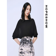 紅袖（hopeshow）針織衫89225140108 黑 M