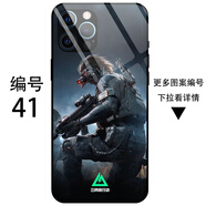 ZKHE三角洲手機殼 游戲定制周邊玻璃手機殼蘋(píng)果小米OPPOVIVO等型號現貨 41 夜空黑液態(tài)硅膠殼(備注型號)