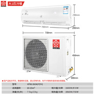 CHEBLO櫻碟系列空調(diào)大1匹1.5P2P3P單冷暖定變頻一級(jí)出租房省電 1匹冷暖壁掛式貨上樓 送不銹鋼支架配件