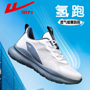 回力運動(dòng)老爹鞋秋冬網(wǎng)面超輕跑步鞋透氣單網(wǎng)緩震厚底2025新款休閑 白藍 39