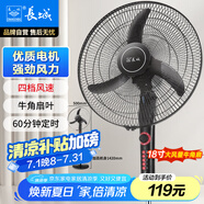 長城（CHANGCHENG）電風扇落地扇18吋商用風扇家用大風量搖頭電扇居家辦公立式風扇交流定頻風扇FS-45(302)II