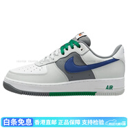 耐克（NIKE）Air Force 1 牛皮革 低幫 板鞋 男款 白灰 39