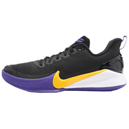 耐克（NIKE）MambaFocus科比曼巴精神湖人色舒適百搭低幫復(fù)古籃球鞋男女同款黑 42
