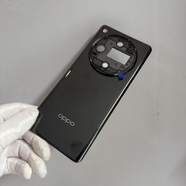 OPPO二手拆機后蓋 OPPOFindX7原裝玻璃電池蓋后蓋FindX7UItra手機 Find X7拆機后蓋（大漠銀月99新）帶鏡框無鏡