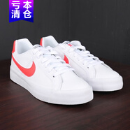 耐克（NIKE）休閑鞋女鞋2025新款夏季運動鞋COURT小白鞋低幫板鞋AO2810-104 AO2810-113白色紅鉤 35.5