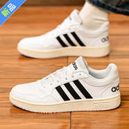 阿迪達斯（adidas）休閑鞋男鞋2025秋季新款NEO運動(dòng)鞋輕便百搭低幫板鞋 GY5434白/黑三條杠 42.5  (265MM)