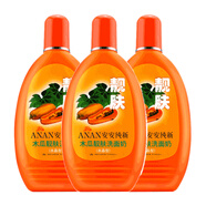 安安純新 安安黃瓜磨砂洗面奶青瓜洗面奶潔面乳老牌國貨清潔男女學(xué)生 木瓜洗面奶200g【三瓶】