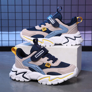 361°鞋男童鞋子春秋款兒童運動(dòng)鞋中大童透氣網(wǎng)面男孩跑步鞋網(wǎng)鞋 8938深藍春秋雙網(wǎng) 8938深藍春秋 29 碼鞋內長(cháng)18.3CM