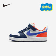 NIKE 耐克男女童休閑板鞋COURT BOROUGH魔術(shù)貼易穿脫兒童運動(dòng)童鞋低幫 DV5457-401 29.5 【建議腳長(cháng)18cm】