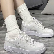 NIKE男女鞋2025秋款A(yù)IR FORCE 1空軍一號(hào)休閑鞋運(yùn)動(dòng)鞋白色板鞋 FV5951-111/CW2288-111 39 (GS)