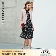 顏域時尚西裝外套女新款秋裝簡約氣質(zhì)通勤顯瘦職業(yè)西服 粉色1 XL/42