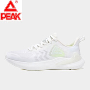 匹克輕彈科技跑鞋女運動(dòng)鞋輕便跑步鞋時(shí)尚潮鞋舒適透氣學(xué)生休閑鞋 米色（輕彈-003） 35