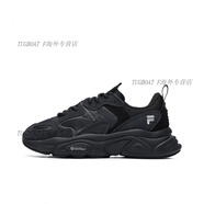 斐樂（FILA）火星二代網(wǎng)布增高鞋耐磨運(yùn)動(dòng)鞋低幫休閑鞋男女款黑色 女款黑色-BK 新批次無側(cè)邊白字 39