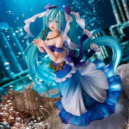 初音未來(lái)周邊手辦交響樂(lè )初音二次元動(dòng)漫周邊禮物擺件生日禮物禮品 初音未來(lái)美人魚(yú)（23cm盒裝）