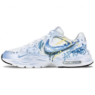 NIKE耐克AirMaxFusion藍(lán)白涂鴉休閑耐磨跑步鞋男款 藍(lán)白 40.5