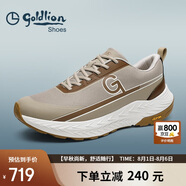 金利來（Goldlion）【斷碼清倉】男鞋網(wǎng)面透氣徒步鞋登山鞋G132430599SFE深卡其38