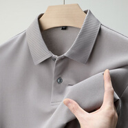 威可多VlCUTU夏季短袖T恤桑蠶絲寬松男士亞麻透氣中年爸爸上衣男 豆綠 L 建議125-140斤