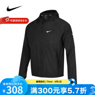 耐克（NIKE） 梭織外套男裝春秋新款跑步運動服連帽防風夾克 DD4747-010 XL