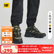 CAT卡特運動(dòng)鞋休閑鞋老爹鞋男女休閑鞋月球車(chē)防滑火星鞋低幫運動(dòng)鞋 墨綠+黑拼色 39