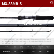 達(dá)億瓦（DAIWA）新款銀狼SILVER WOLF MX輕量岸釣根釣遠(yuǎn)投路亞竿AIR 2.51m MX .Q B_槍柄2節(jié)2.51米