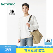 熱風(fēng)男裝2025年秋季新款男士時(shí)尚假兩件休閑T恤寬松圓領(lǐng)百搭上衣 04白色 S