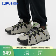 FILAFUSION斐樂潮牌山脈鞋男鞋老爹鞋新款運(yùn)動(dòng)休閑鞋 柔柳綢灰/黑-PB 41