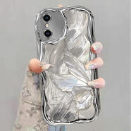 鯨赤適用蘋果X手機(jī)殼iPhone XS Max保護(hù)套XSMax新款外殼XMax型號(hào)專用iPhoneXR平果叉全包防摔女電鍍奶 電鍍銀奶油紋【銀色蝴蝶】單殼 iPhone X