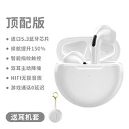 原裝正品適用vivoy100藍(lán)牙耳機(jī)vivo y100手機(jī)耳機(jī)vivoy55t真無線 頂配版陶瓷白送保護(hù)套+藍(lán)牙5.3 官方標(biāo)配