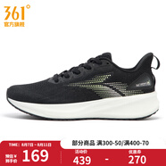 361度女鞋運(yùn)動(dòng)鞋【Q彈超5】夏季新款361度女緩震跑鞋 曜石黑/螢光微黃綠 39