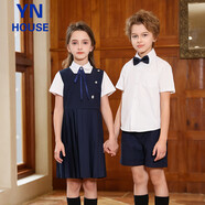 衣諾坊女童新品連衣裙套裝六一演出服幼兒園園服校服畢業(yè)兒童班服小學(xué)生