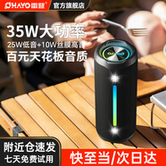 雷登（OHAYO）X10MAX無線便攜式藍(lán)牙音箱2025新款重低音炮大音量高音質(zhì)戶外迷你小型自行車騎行小音響防水音箱 【傳奇音質(zhì)】35W賽道揚聲器-黑 官方標(biāo)配【當(dāng)/次日達(dá)】