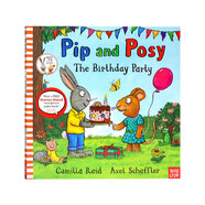 英文原版 Pip and Posy波西和皮普全套10冊(cè)小小聰明豆 名家繪本Axel Scheffler與咕嚕牛繪者兒童啟蒙The Snowy Day【送音頻】 波西和皮普：生日派對(duì)