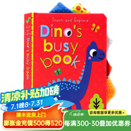恐龍?zhí)剿饔|摸書Touch and Explore Dino’s Busy Book英文原版繪本