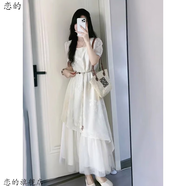 戀的連衣裙夏季法式2025新款學(xué)生氣質(zhì)顯瘦長裙收腰女生衣服夏天裙子女 圖片色 均碼 (可備注碼數(shù))