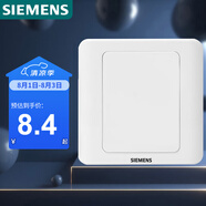 西門子（SIEMENS）開關(guān)插座 空白面板 白板 86型暗裝面板 遠(yuǎn)景雅白色5TG05001CC1