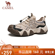 駱駝（CAMEL）【云山】網(wǎng)面戶外徒步登山休閑丑萌鞋情侶 G15S076106 沙色 42