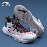 李寧（LI-NING）籃球鞋夏季新款低幫碳板透氣緩震訓(xùn)練室內(nèi)外通用夏天比賽球鞋 標(biāo)準(zhǔn)白|黑色 42