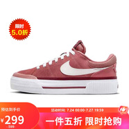 耐克NIKE女子W COURT LEGACY LIFT休閑板鞋F(xiàn)J1986-600/磚紅 37.5
