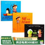Oliver Jeffers 智慧小孩 親子繪本3冊(cè) 英文原版 Lost and Found/Up and Down/The Way Back Home/How To Catch A Star 送音頻