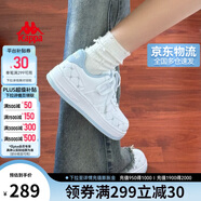 卡帕（Kappa）女鞋夏季2025新款透氣小白鞋子女款休閑運動板鞋女潮鞋 冰山藍 40