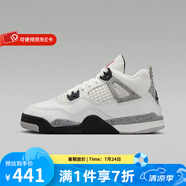 耐克（NIKE）青少年AJ4舒適運(yùn)動鞋復(fù)古籃球鞋 IB4388-100 28