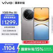 vivo Y300 Pro 8GB+128GB 鈦色 國家補貼 6500mAh超薄藍海電池 全等深微四曲屏 AI 拍照 手機