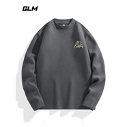 GLM打底衫男秋冬季半高領(lǐng)加絨保暖上衣親膚百搭男士雙面絨長袖T恤