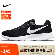 耐克NIKE女休閑鞋透氣緩震TANJUN運動鞋DJ6257-004黑白35.5