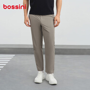 bossini.X堡獅龍運(yùn)動(dòng)吸濕速干褲男新款休閑彈力束腳運(yùn)動(dòng)長(zhǎng)褲男 卡其色 M