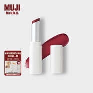 無印良品（MUJI）亮澤唇膏 有色潤唇膏 口紅 109半熟嫣紅 3g