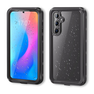 三星（SAMSUNG）GalaxyA系列防水防摔戶(hù)外密封保護(hù)套A25A35A55適用 A55 5G(黑色)
