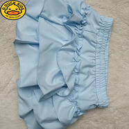 G.DUCKKIDS女童半身裙夏季洋氣兒童蛋糕裙短裙女孩蓬蓬裙公主裙褲中大童裙子 藍色【堆堆裙 165 cm 建議13-14歲
